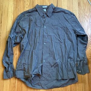Gray XL Burma Bilas Dress Shirt